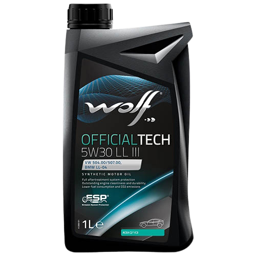 Моторное масло Wolf OfficialTech 5W-30 LL III, 1л 